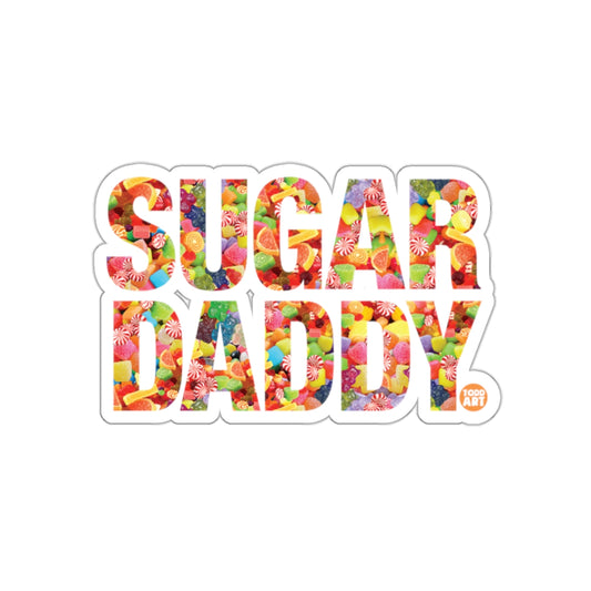 Sugar Daddy vibrant and colorful text design sticker