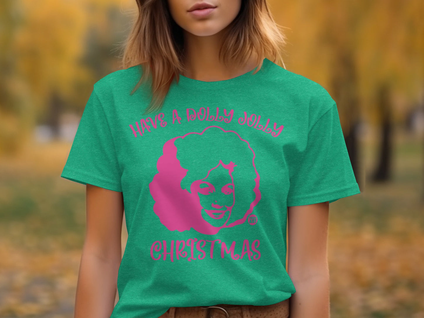 Have a Dolly Jolly Christmas Festive Graphic Tee