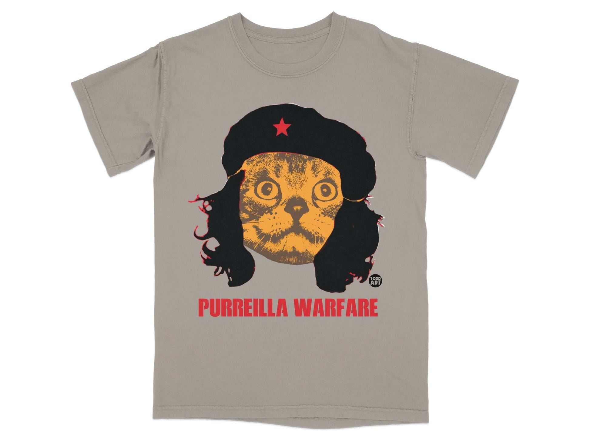Funny Purriella Warfare Cat Graphic T-Shirt