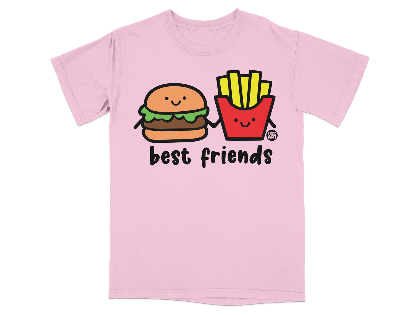 Best Friends Burger and Fries Graphic T-Shirt