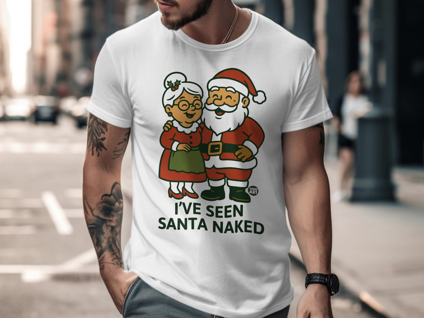 I've Seen Santa Naked Funny Christmas Shirt