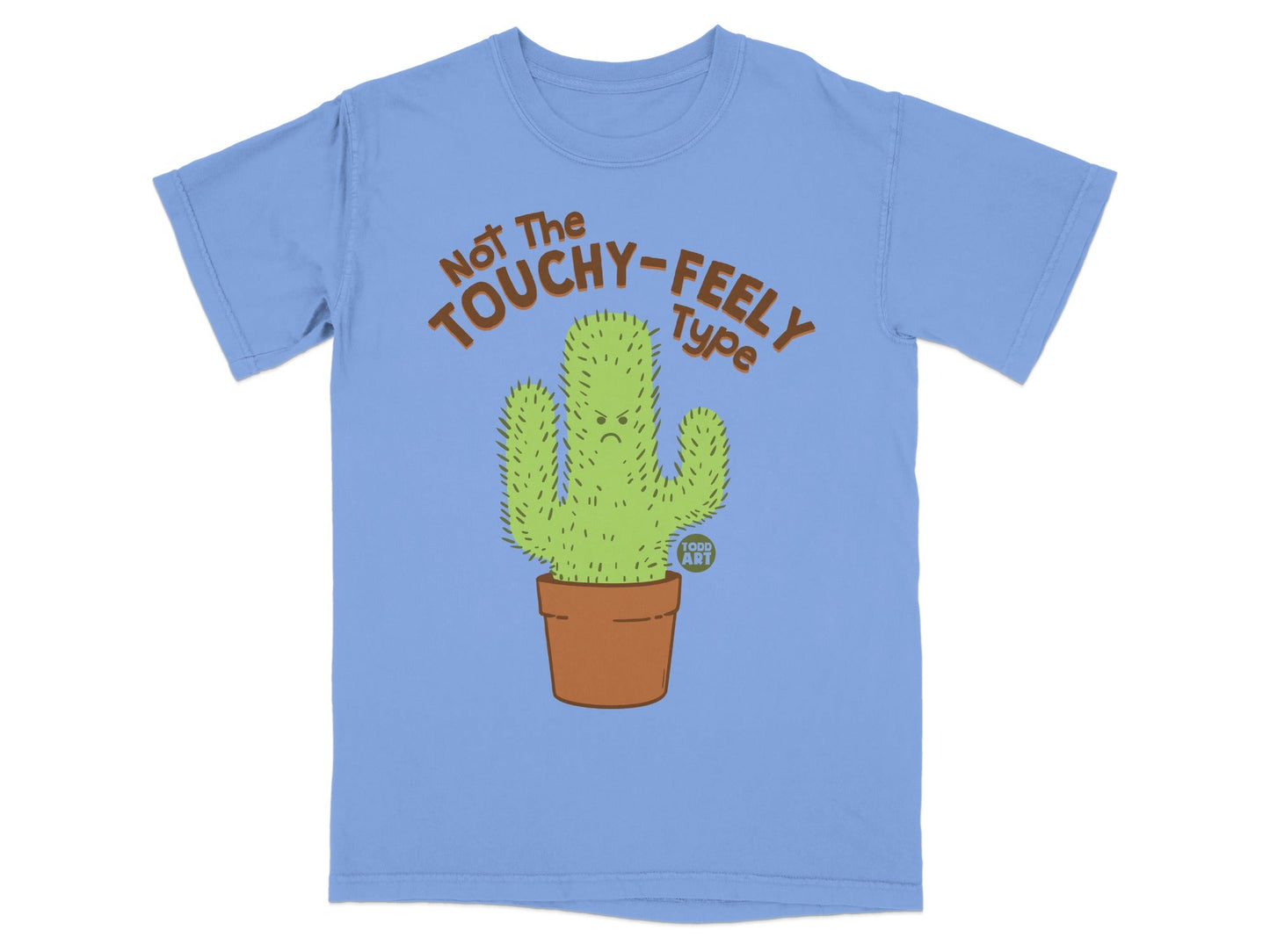 Not The Touchy-Feely Type Cactus Graphic T-Shirt
