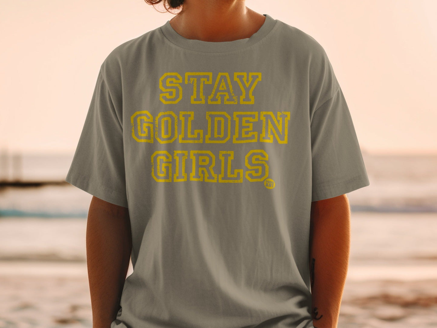 Stay Golden Girls Casual Graphic Shirt