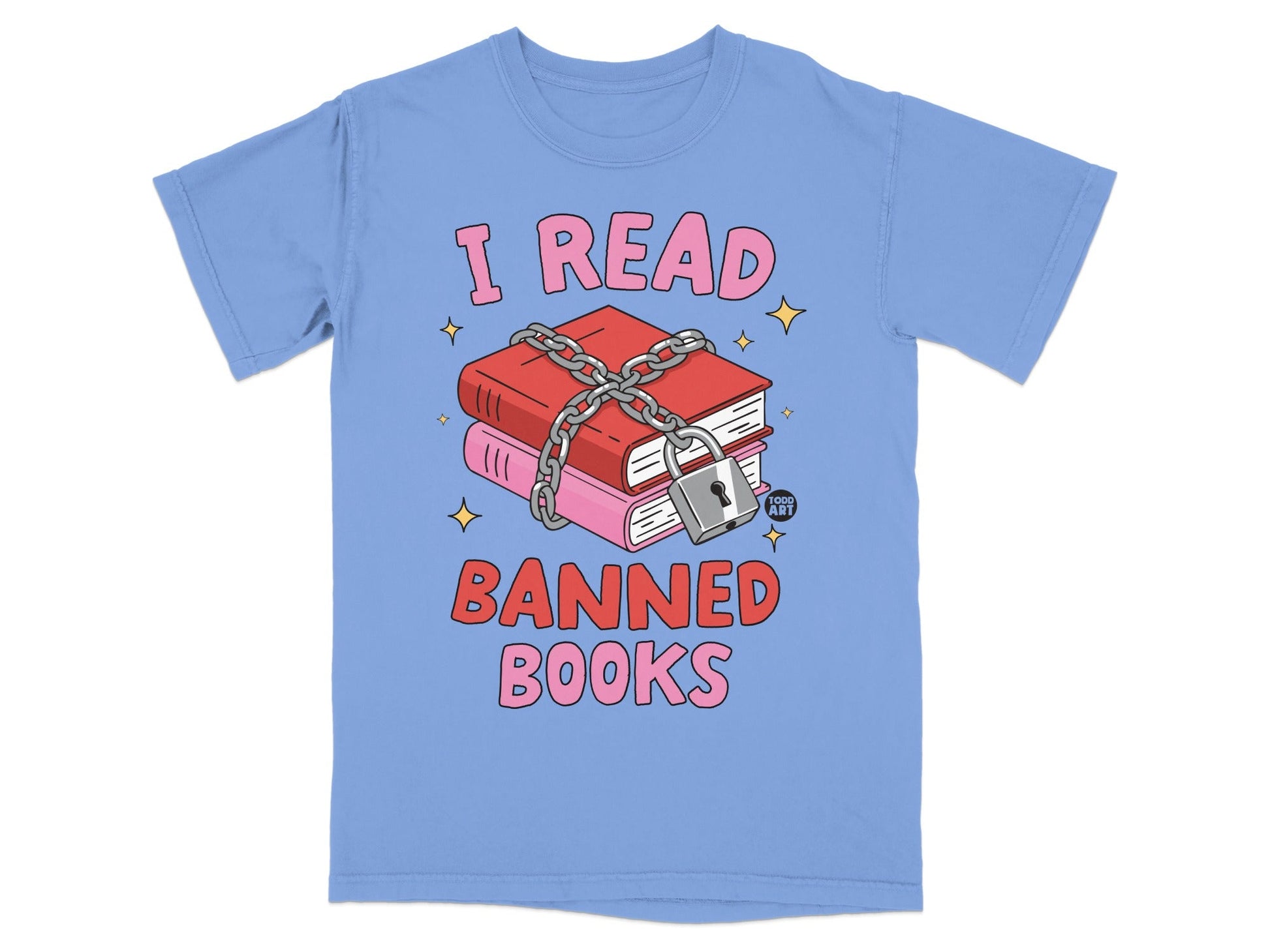 I Read Banned Books Design T-Shirt for Book Lovers