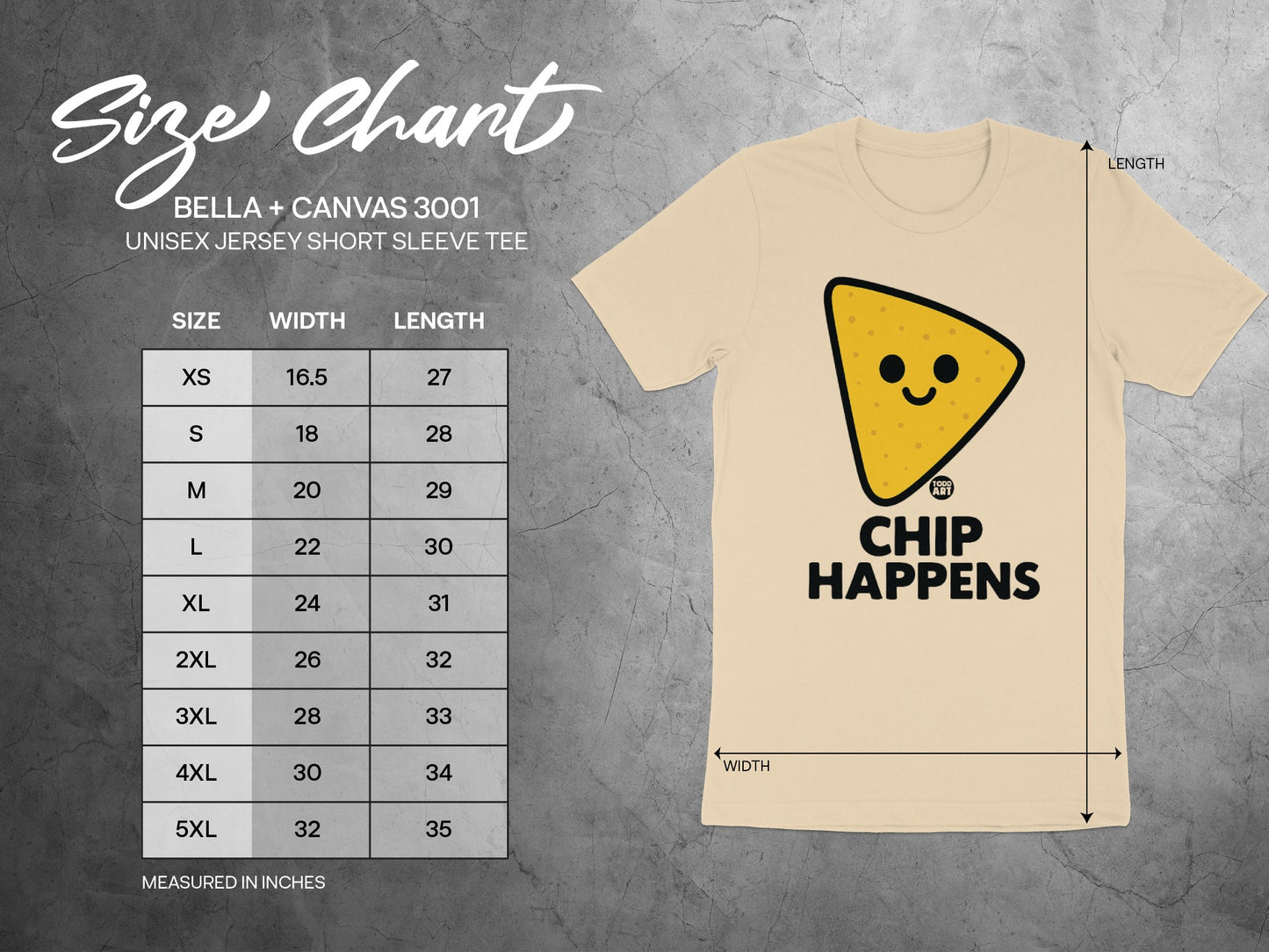 Chip Happens Unisex Jersey Short Sleeve Tee product