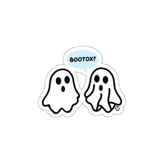 Cute Ghosts Asking Bootox Question Sticker