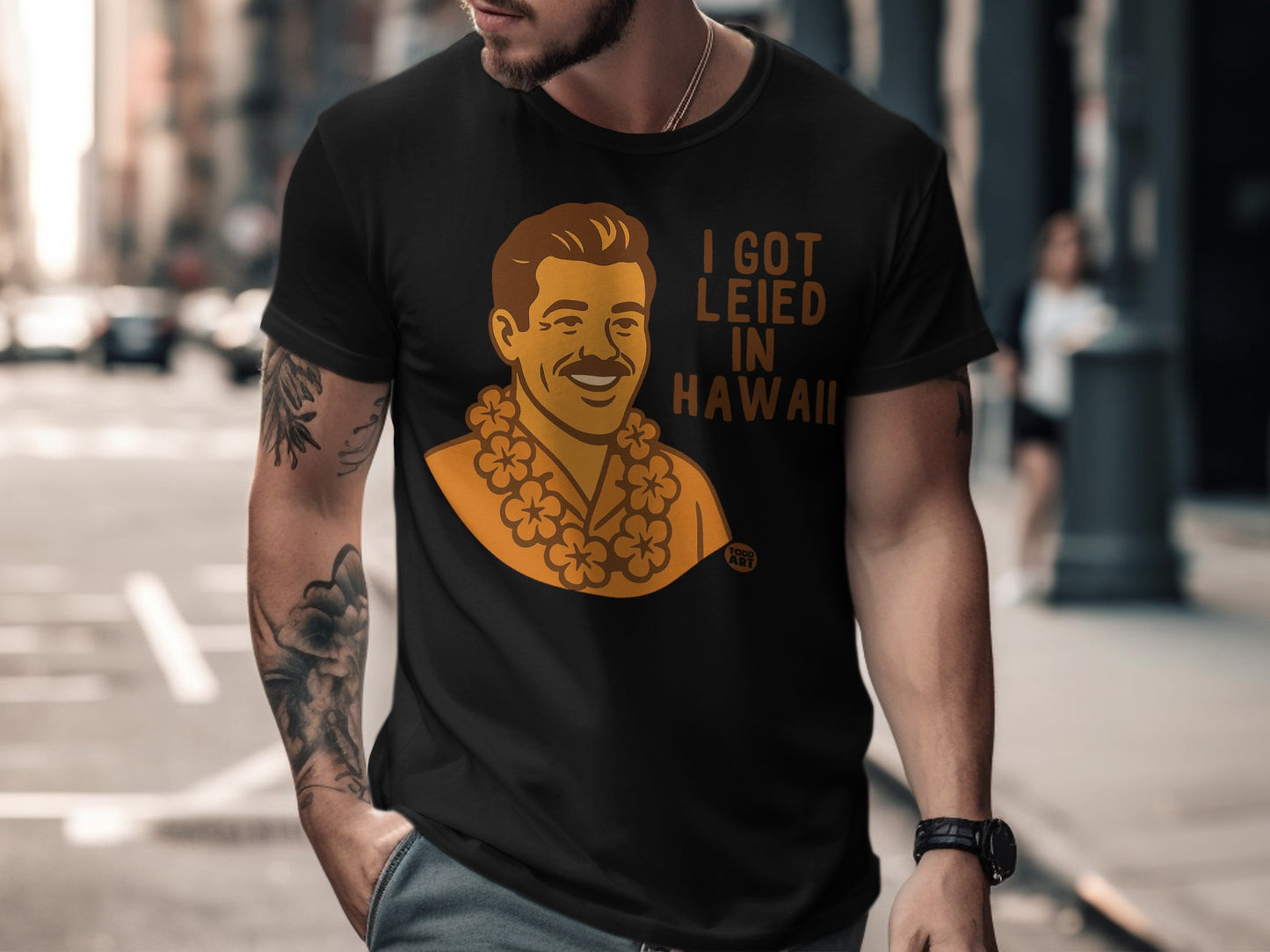 I Got Lei'd In Hawaii Funny Graphic T-Shirt