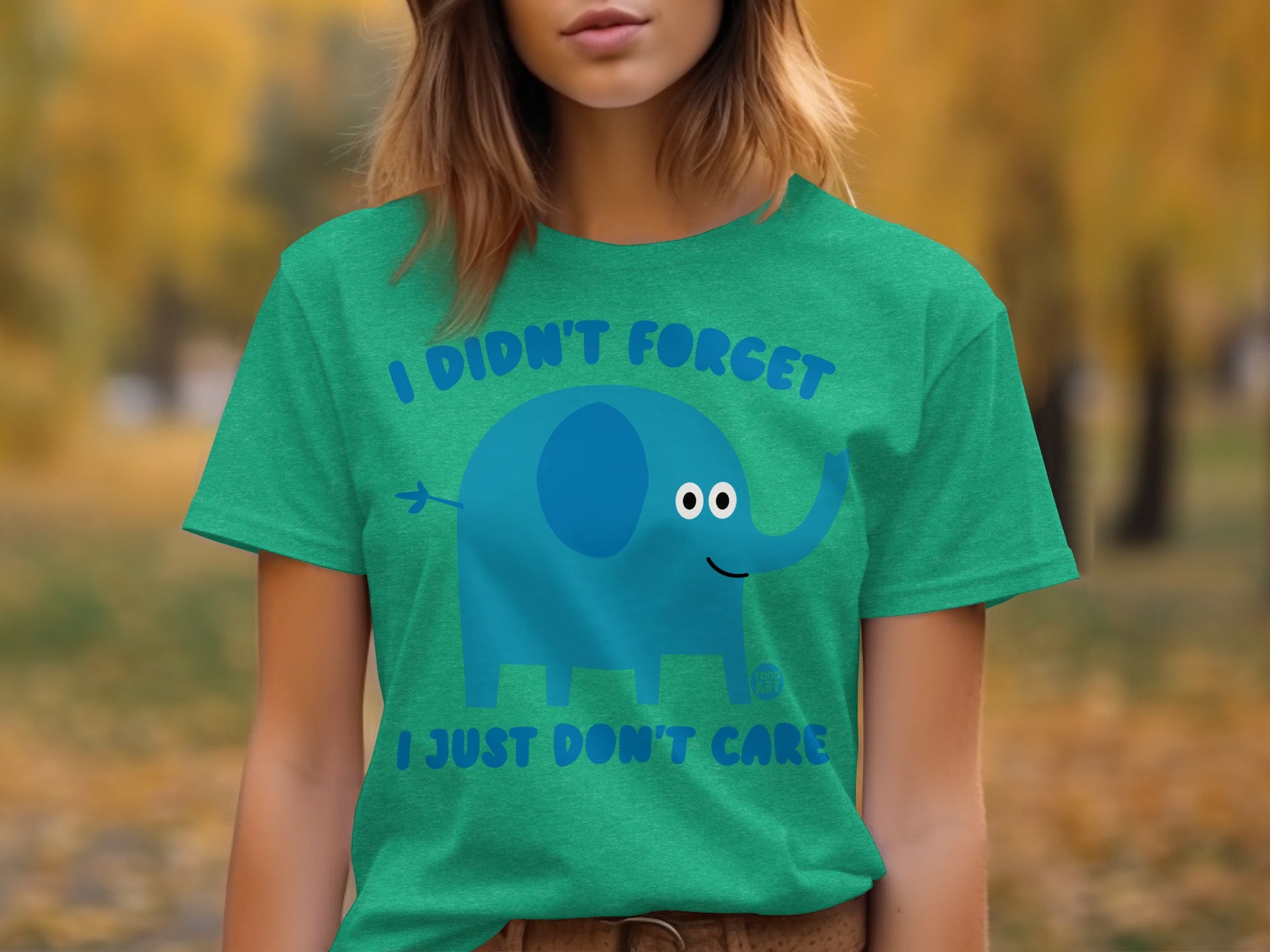 I Didn't Forget I Just Don't Care Elephant T-Shirt