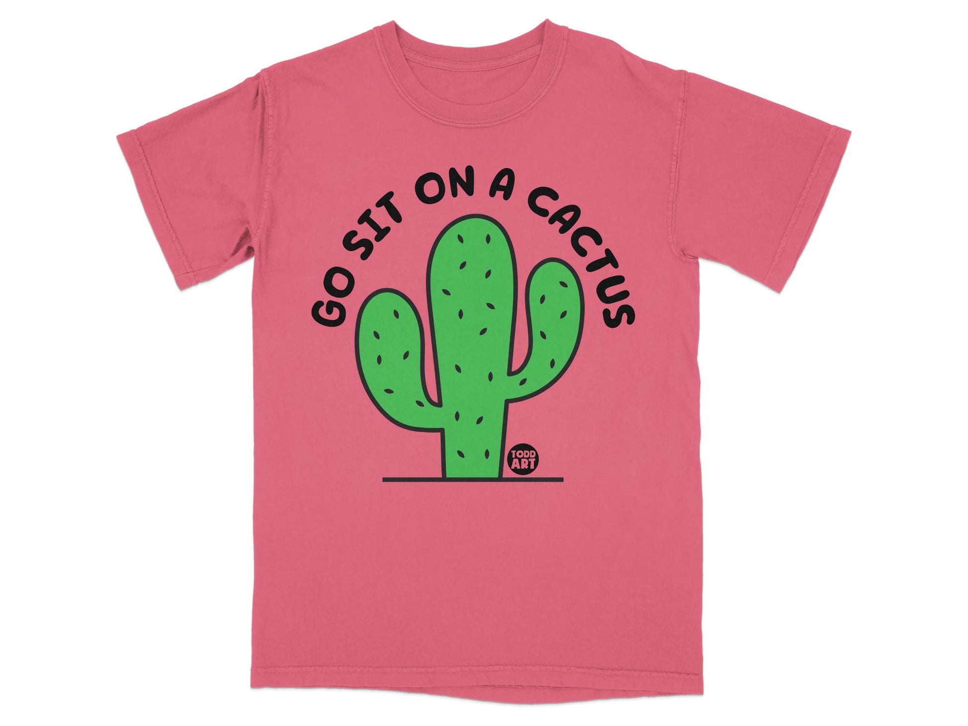 Go Sit On A Cactus Graphic T-Shirt With Cactus Design