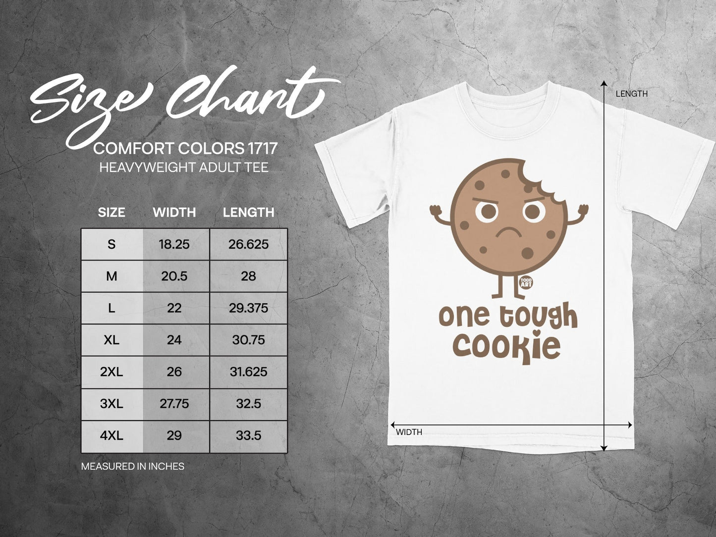 One Tough Cookie Graphic Tee for Adults Tee Shirt