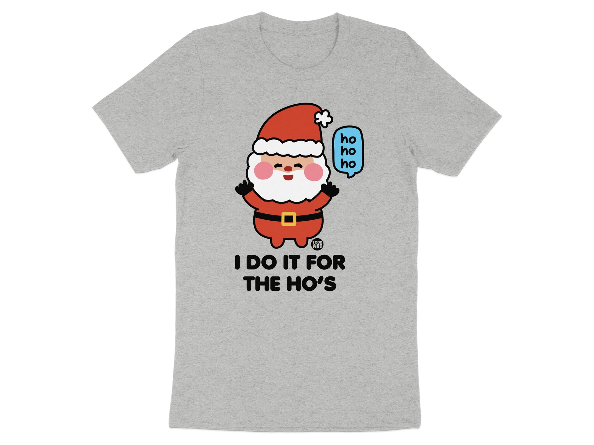 I Do It For The Ho's Cute Santa Shirt Funny Christmas