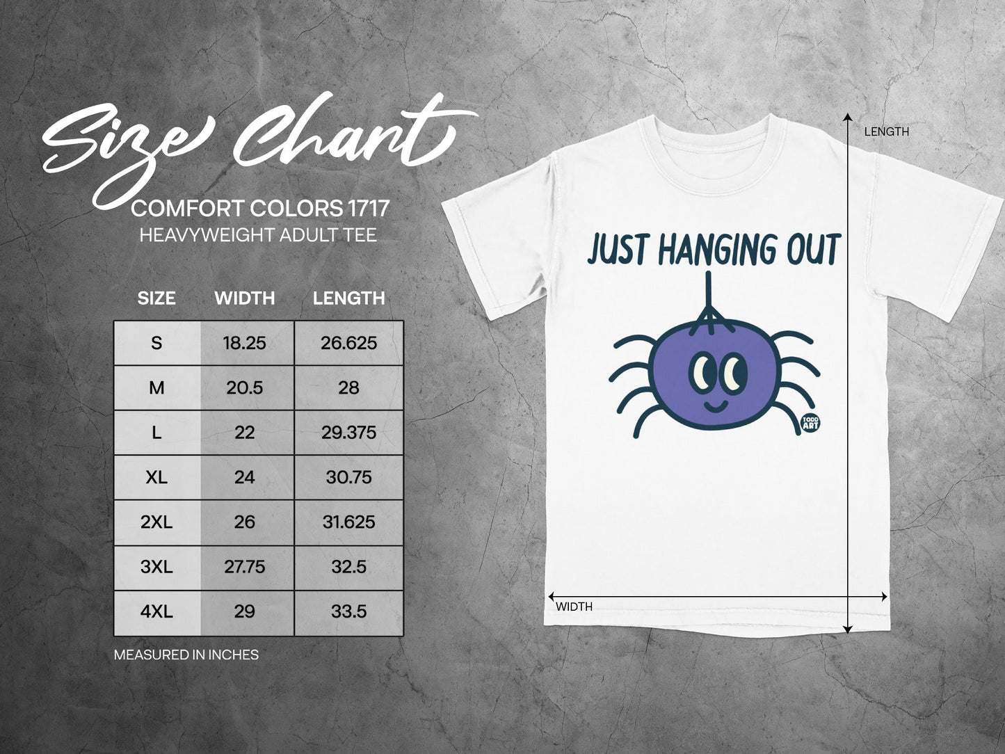 Just Hanging Out White Tee for Comfort and Style