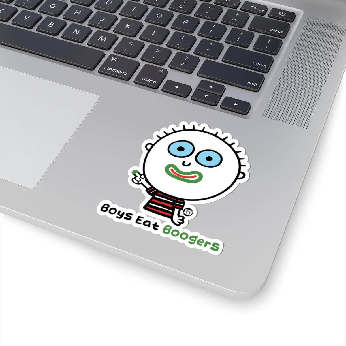Boys Eat Boogers Die-Cut Sticker
