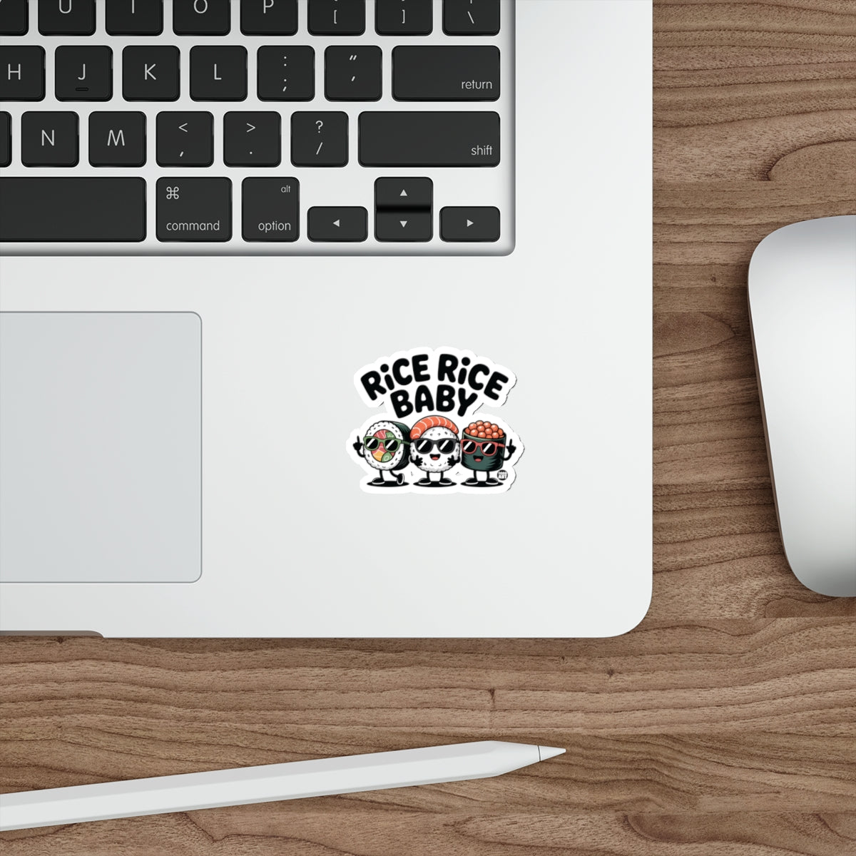 Rice Rice Baby Sushi Characters Funny Cool Sticker