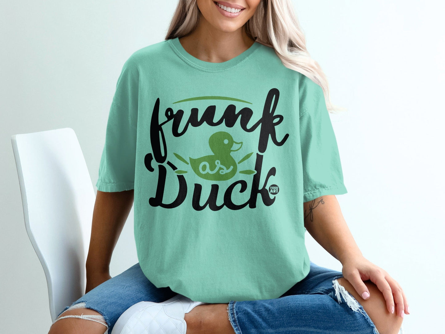 Funk as Duck Graphic T-Shirt Trendy Casual Wear