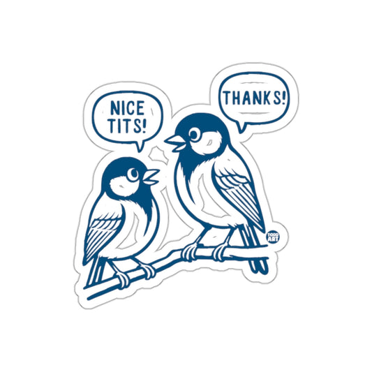 Fun Birds Conversation Sticker for Laughs