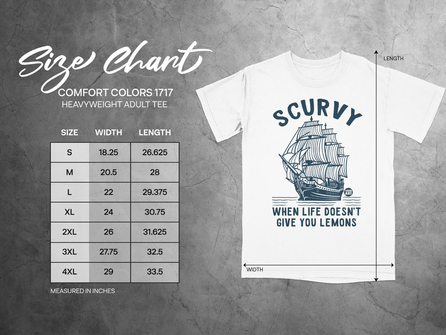 Scurvy When Life Doesn't Give You Lemons Tee Shirt