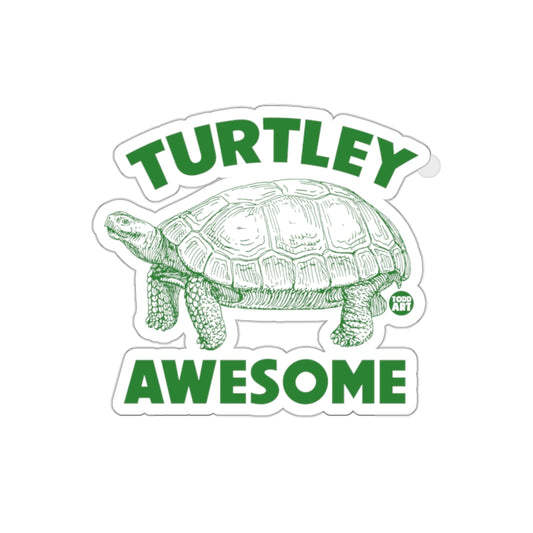 Turtley Awesome Turtle Graphic Sticker Product
