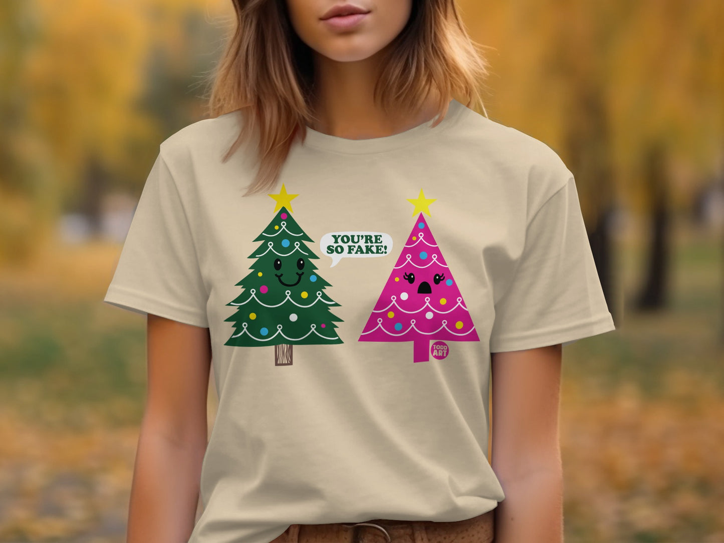 You're So Fake Christmas Tree Tshirt