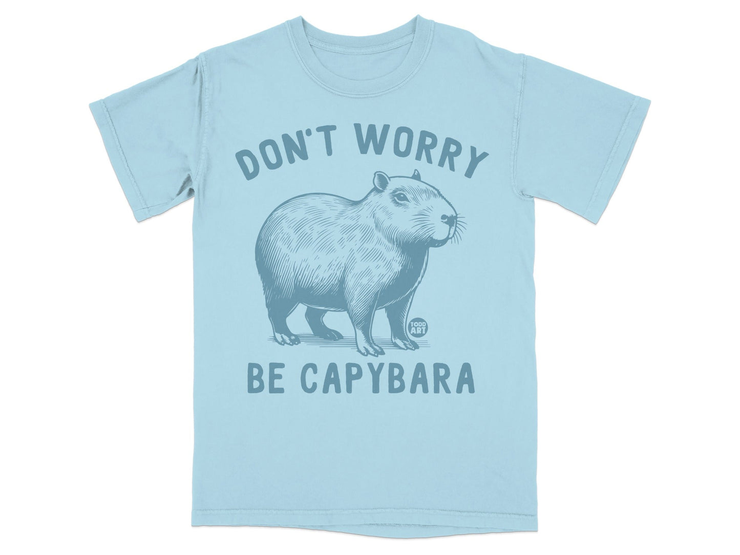 Don't Worry Be Capybara Graphic T-shirt