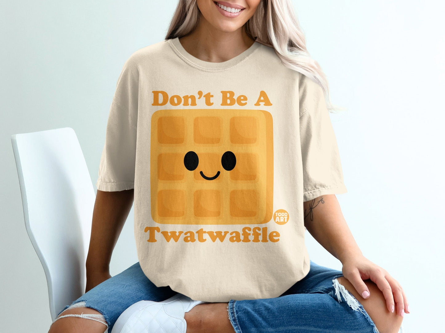 Don't Be A Twatwaffle Funny Graphic Tee