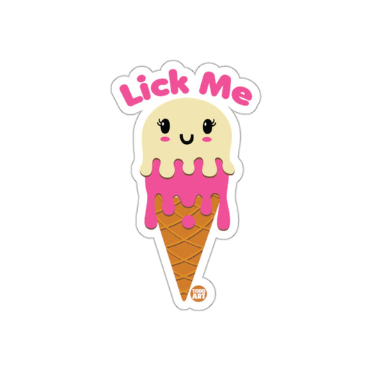 Lick Me Cute Ice Cream Illustration Sticker product