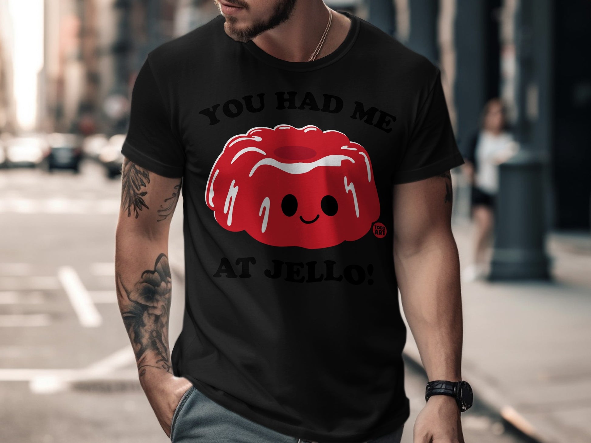 You Had Me At Jello Cute Jello Dessert Graphic Shirt