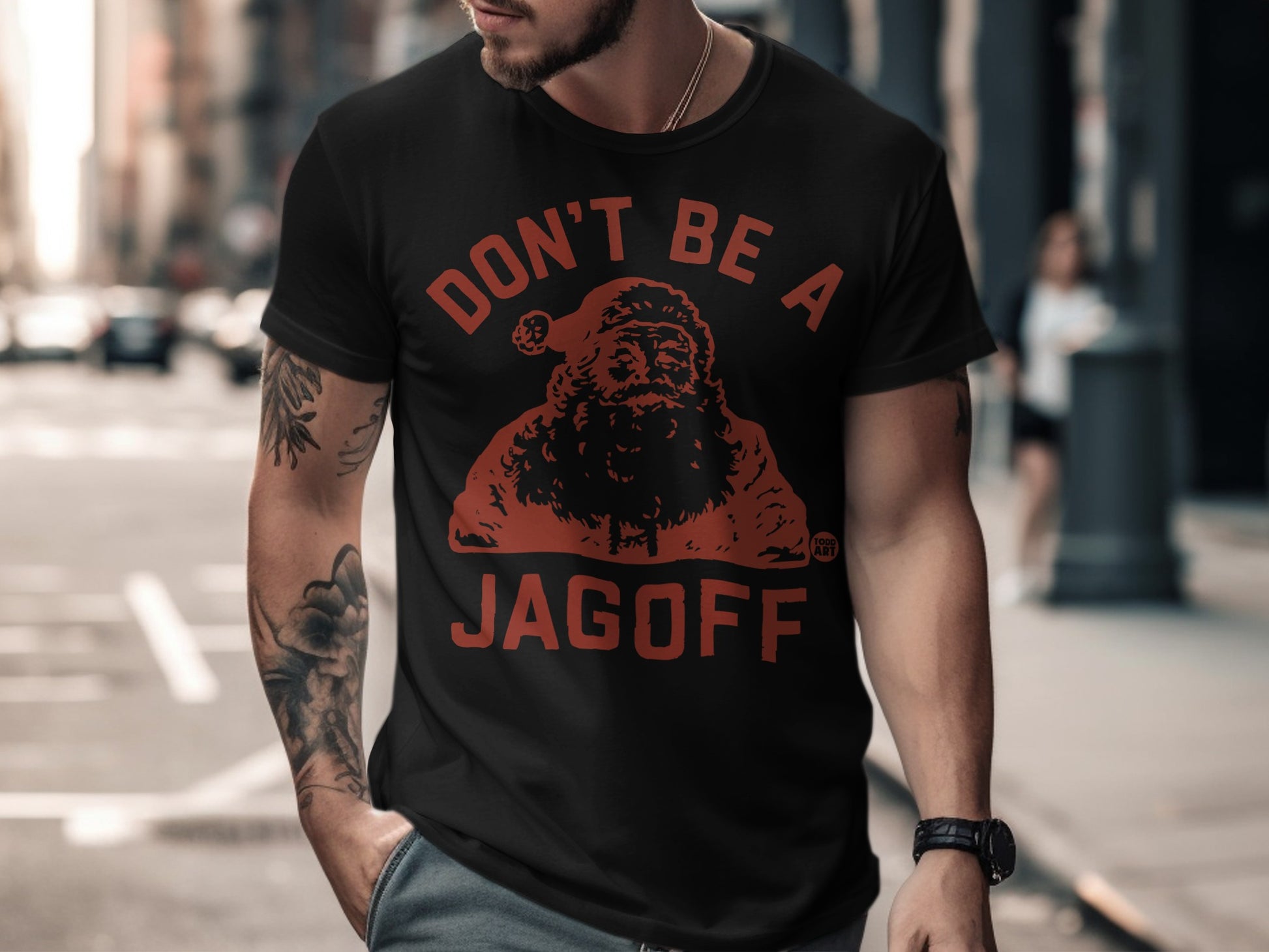 Don't Be a Jagoff Santa Graphic Tee Shirt