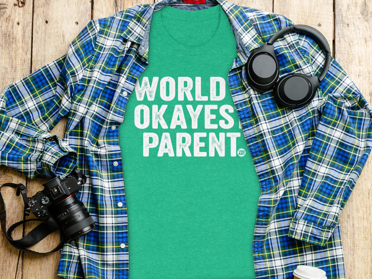 World Okayest Parent Shirt Perfect Gift for Parents