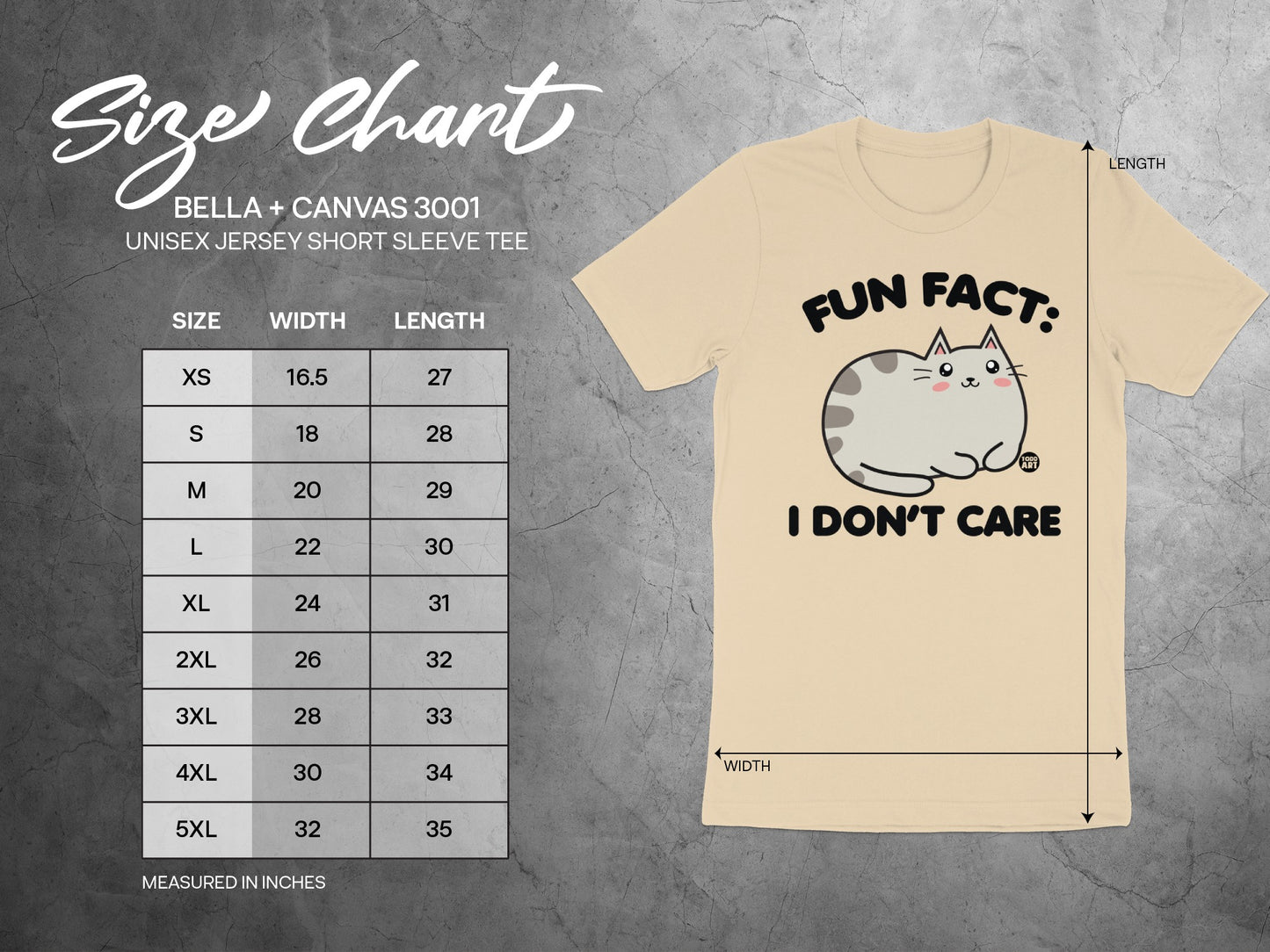 Fun Fact I Don't Care Cat Print Short Sleeve Tee product