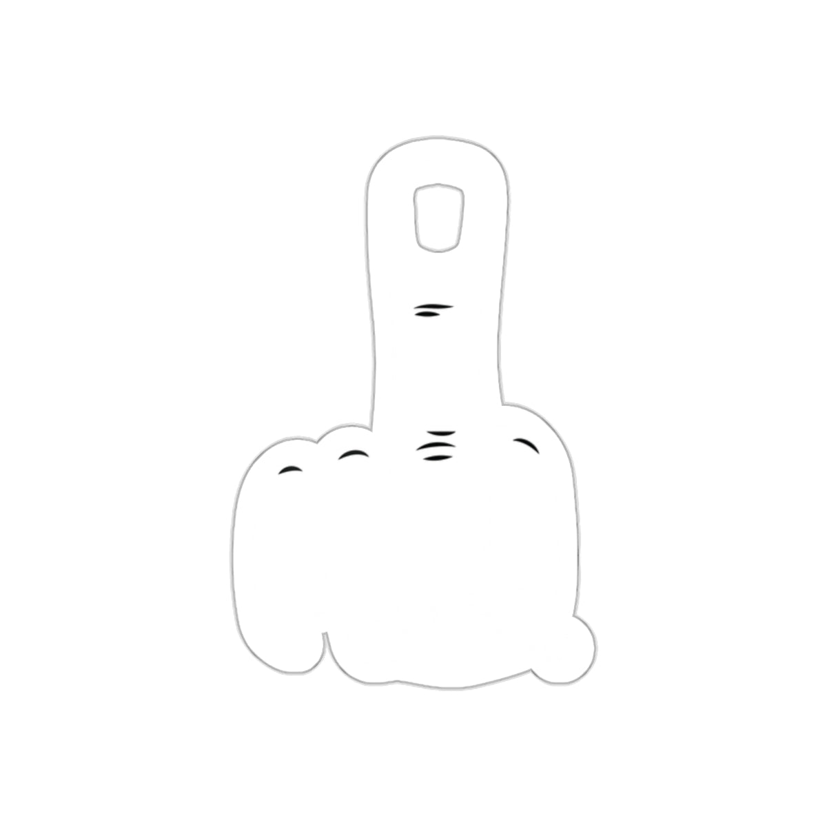 Middle Finger Gesture Cartoon Style Product