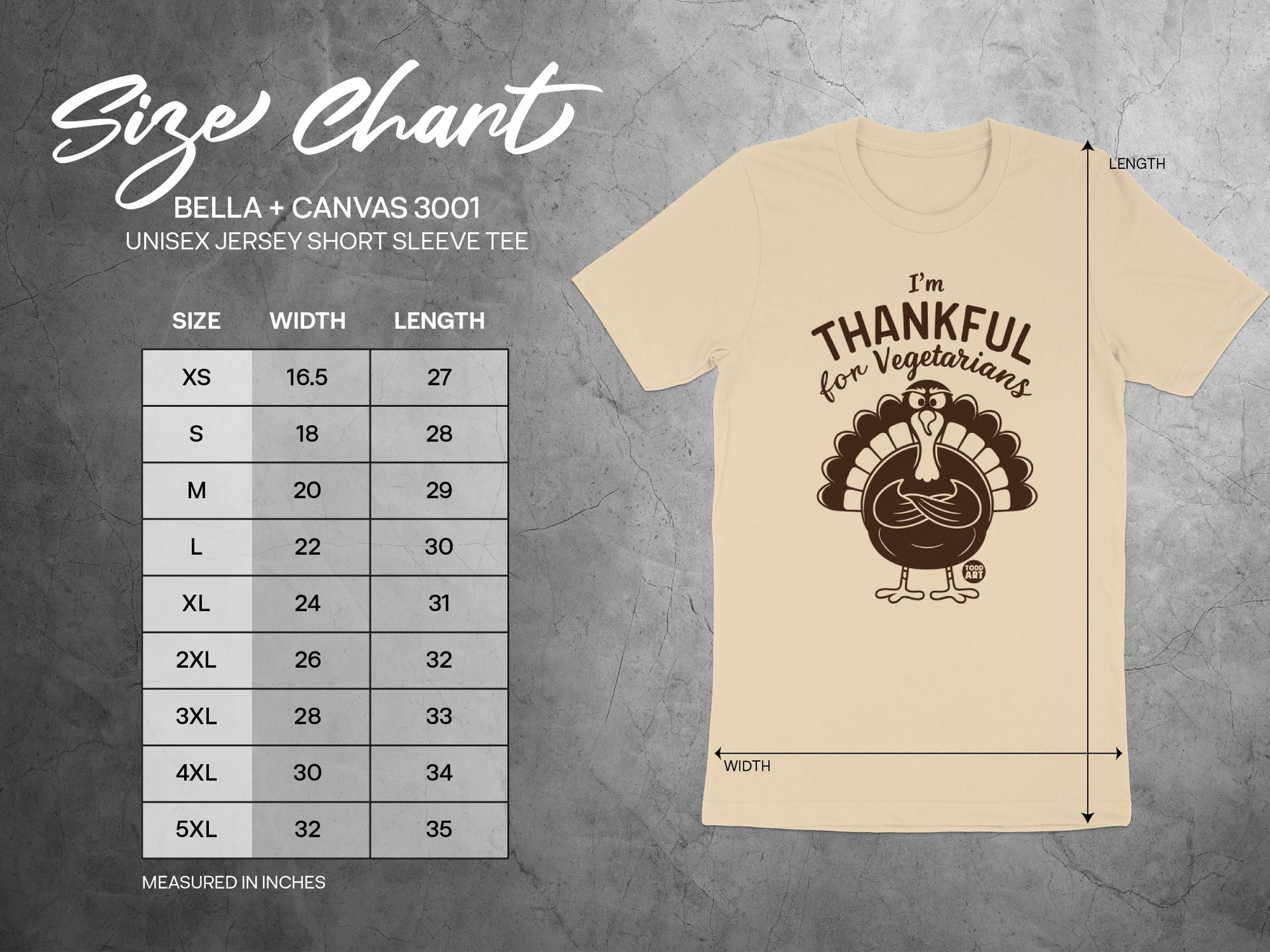 I'm Thankful for Vegetarians Unisex Jersey Tee