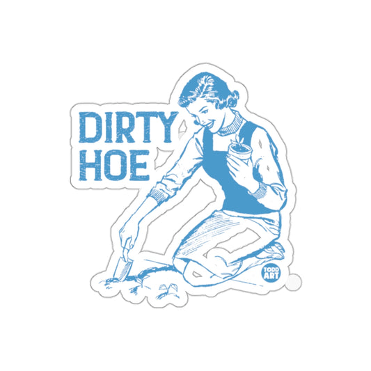 Dirty Hoe Planting Garden Funny Vintage Style Stickers