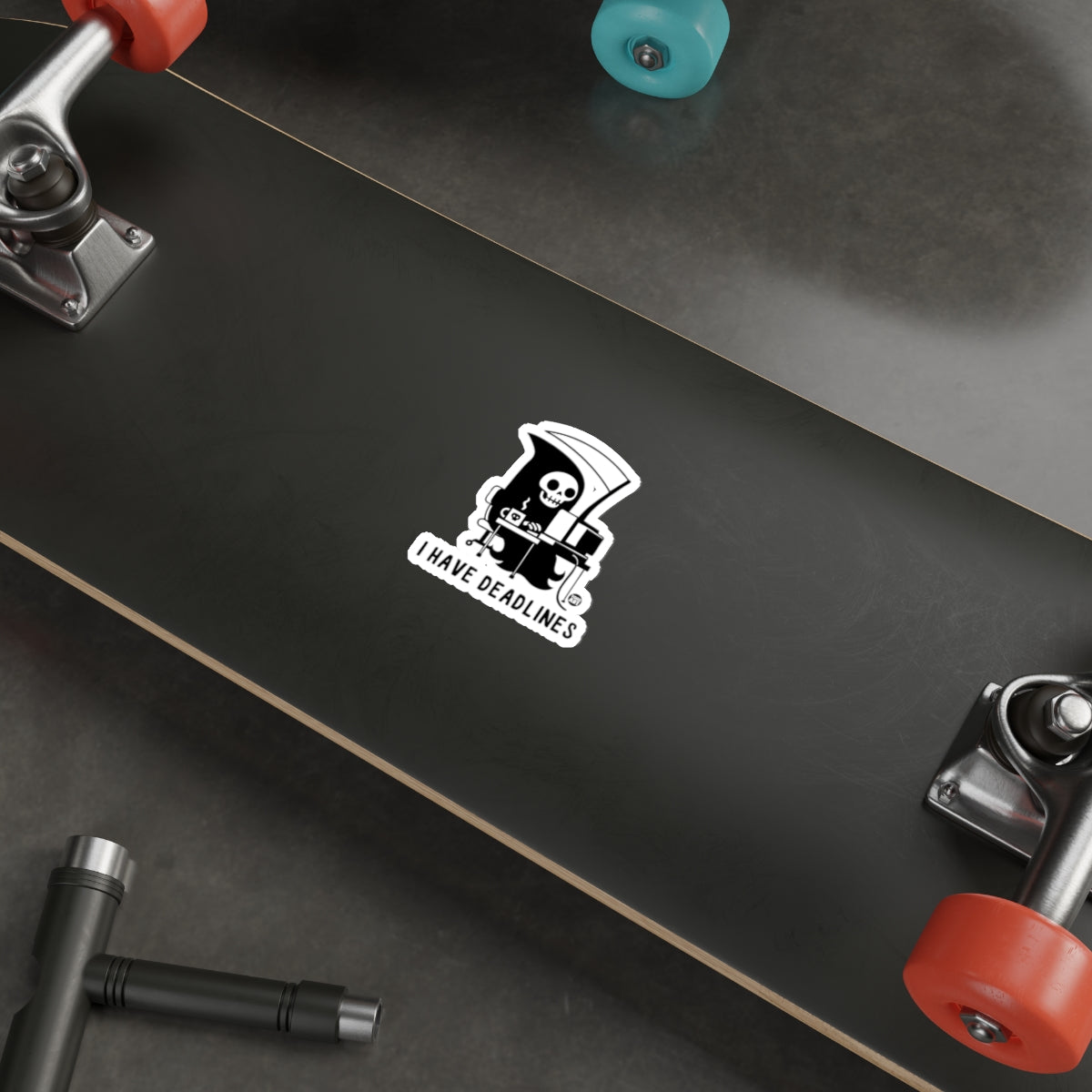 I Wave Deadlines Design Skateboard Deck