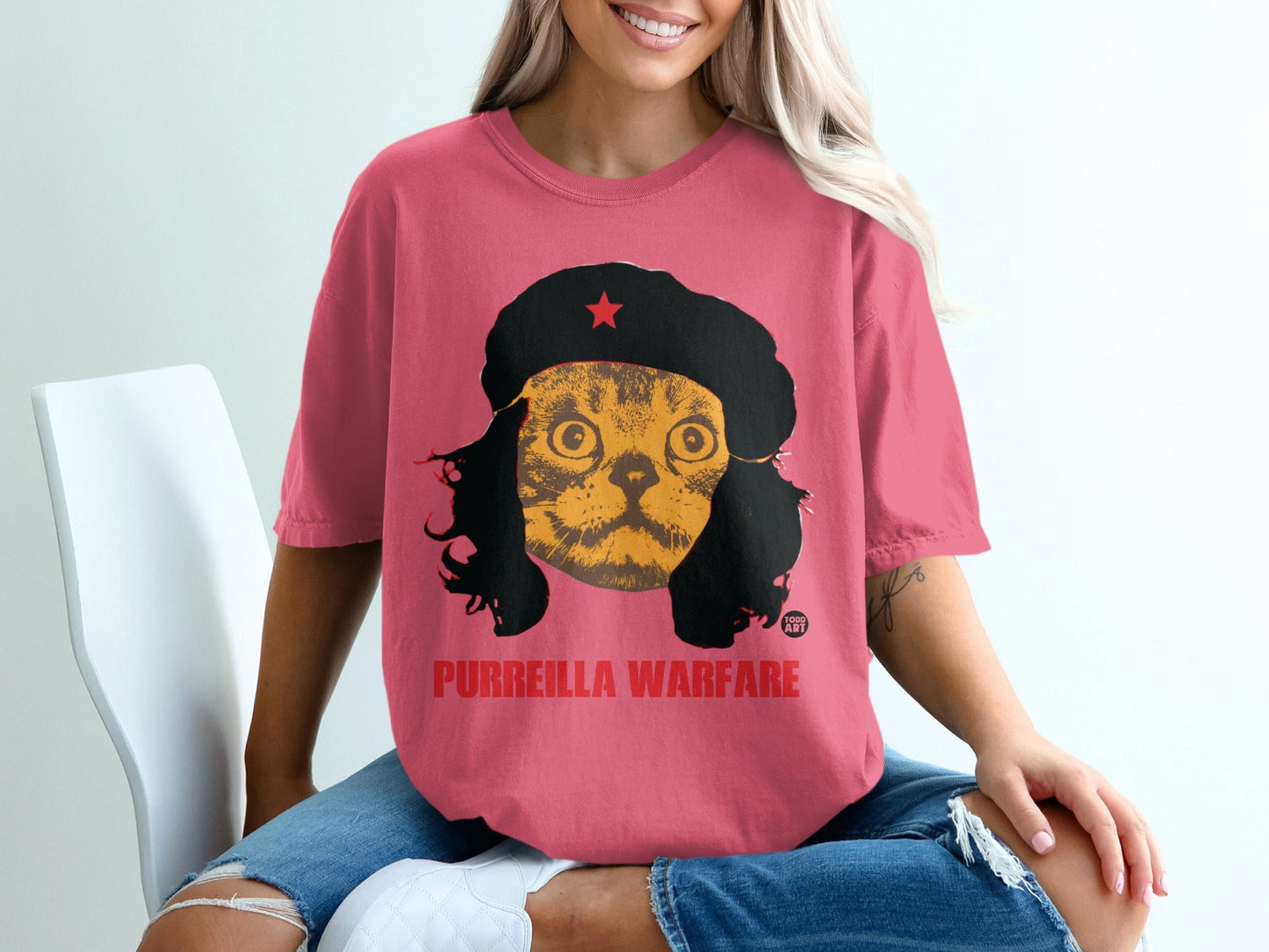Purreilla Warfare Cat Graphic Unisex Shirt