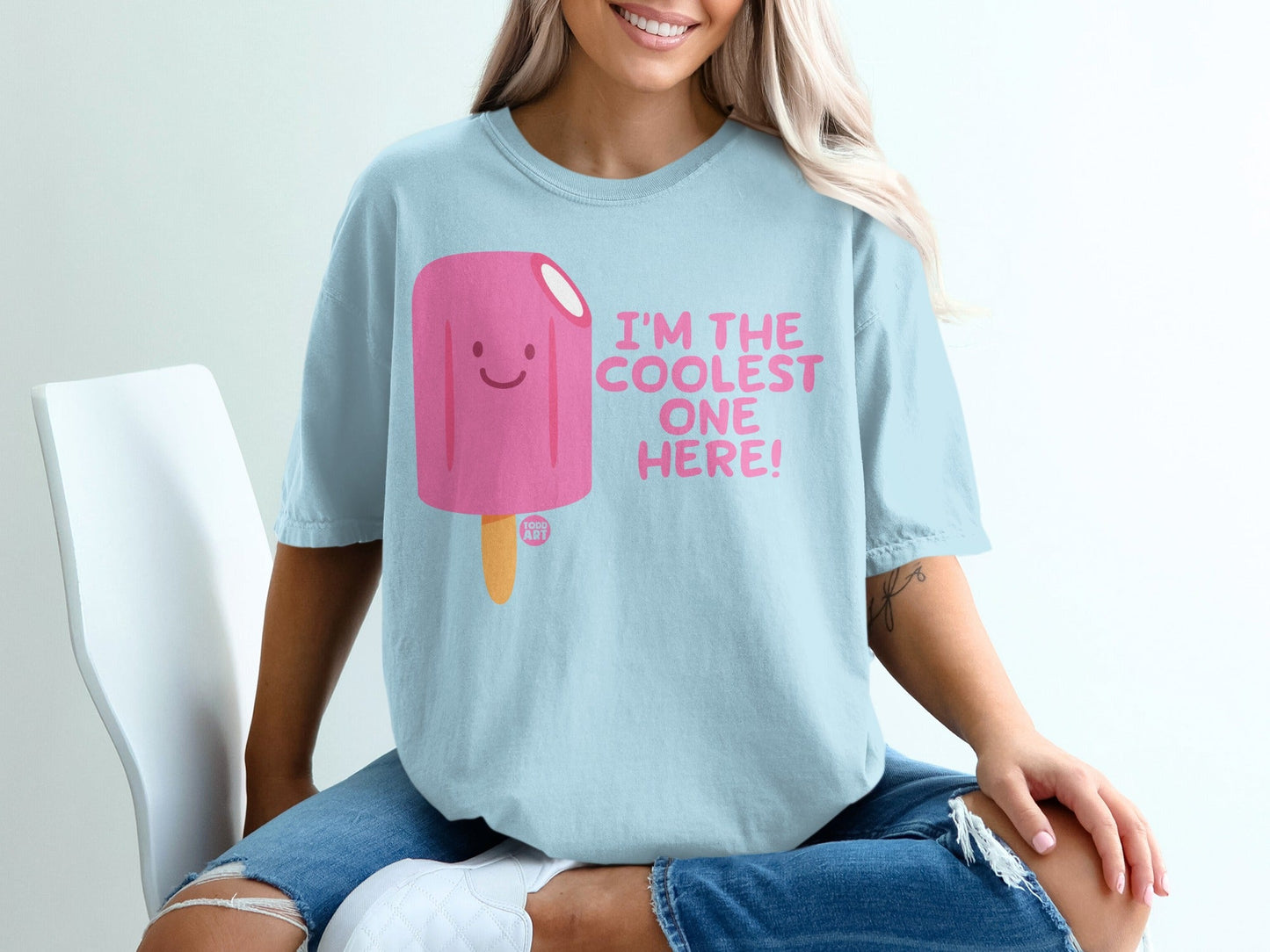 I'm The Coolest One Here Ice Cream Popsicle Shirt