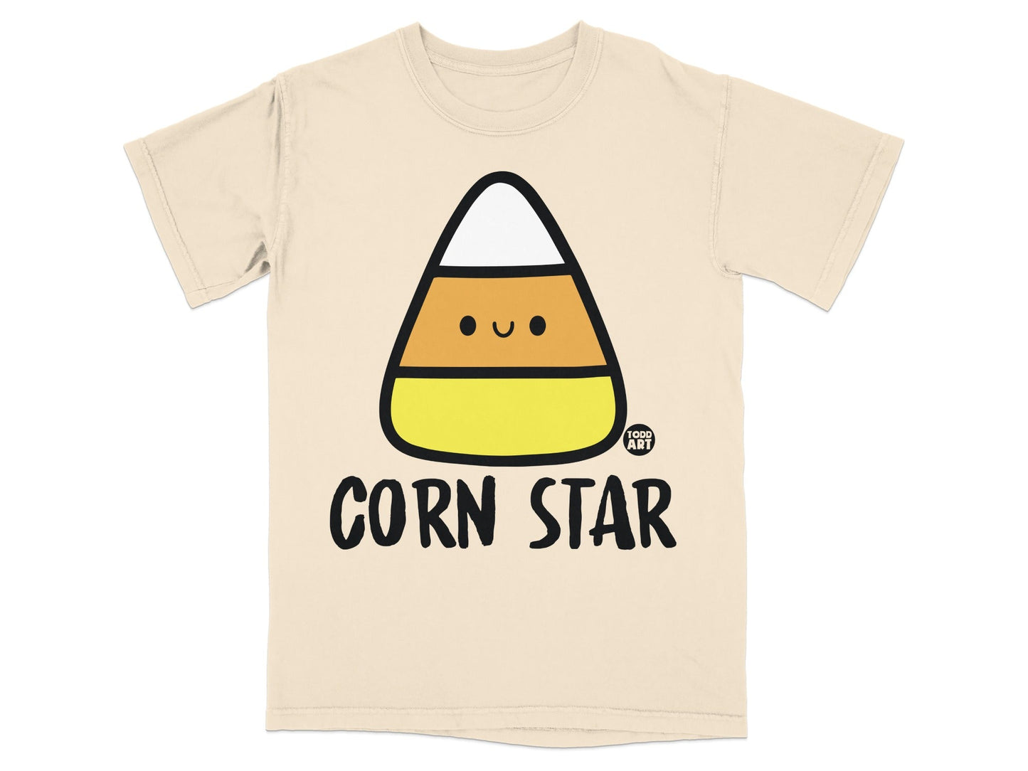 Cute Candy Corn Star Graphic Tee Shirt Product