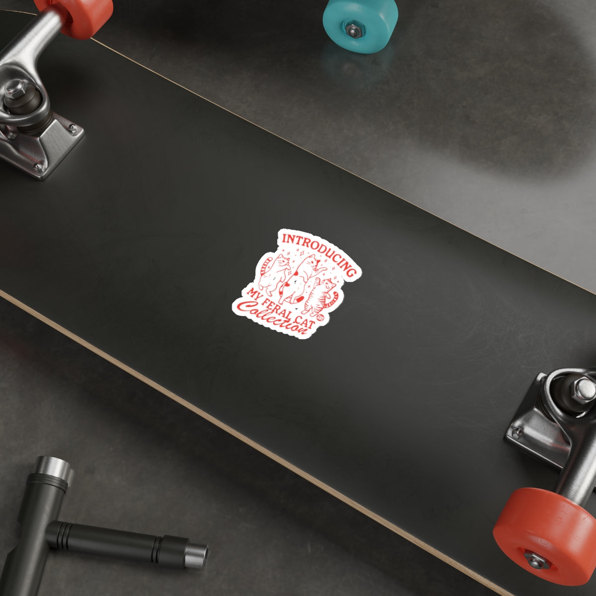 Introducing My Feral Cat Collection Skateboard