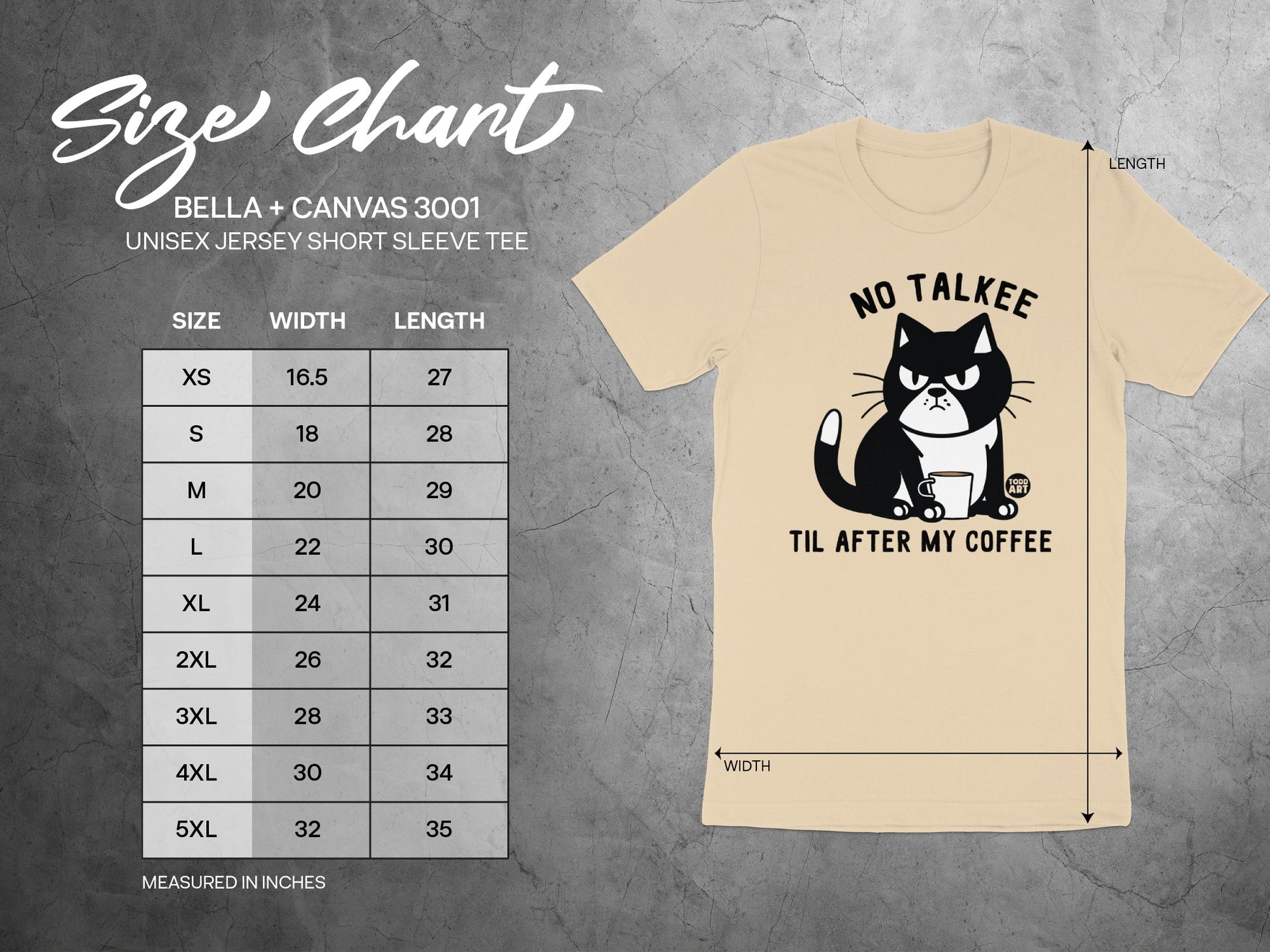 No Talkee Til After My Coffee Short Sleeve Tee product