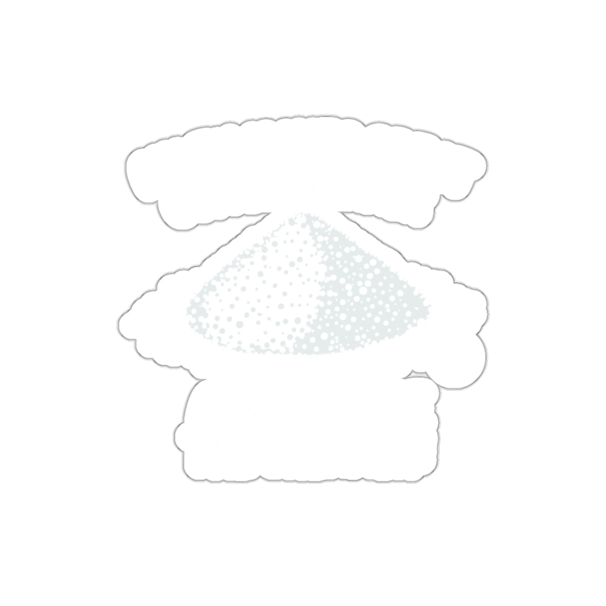 Funny Salt Shaker Design Gag Sticker for Your Kitchen