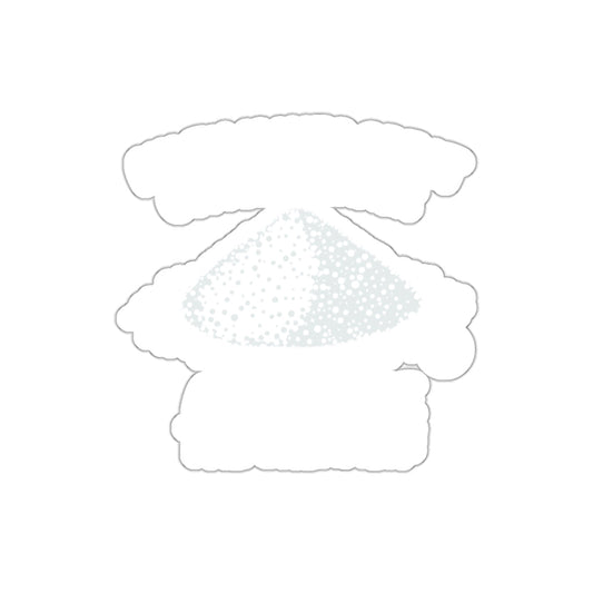 Funny Salt Shaker Design Gag Sticker for Your Kitchen
