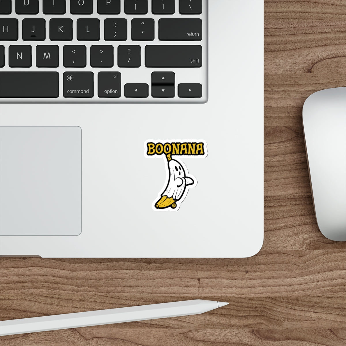 BOONANA Ghost Banana Cartoon Character 