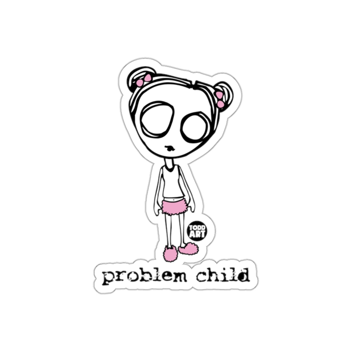 Problem Child Todd Art Graphic Sticker Product