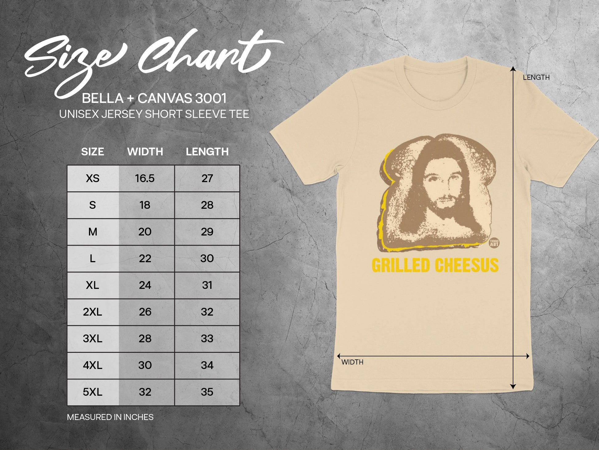 Grilled Cheesus Unisex Jersey Short Sleeve Tee product