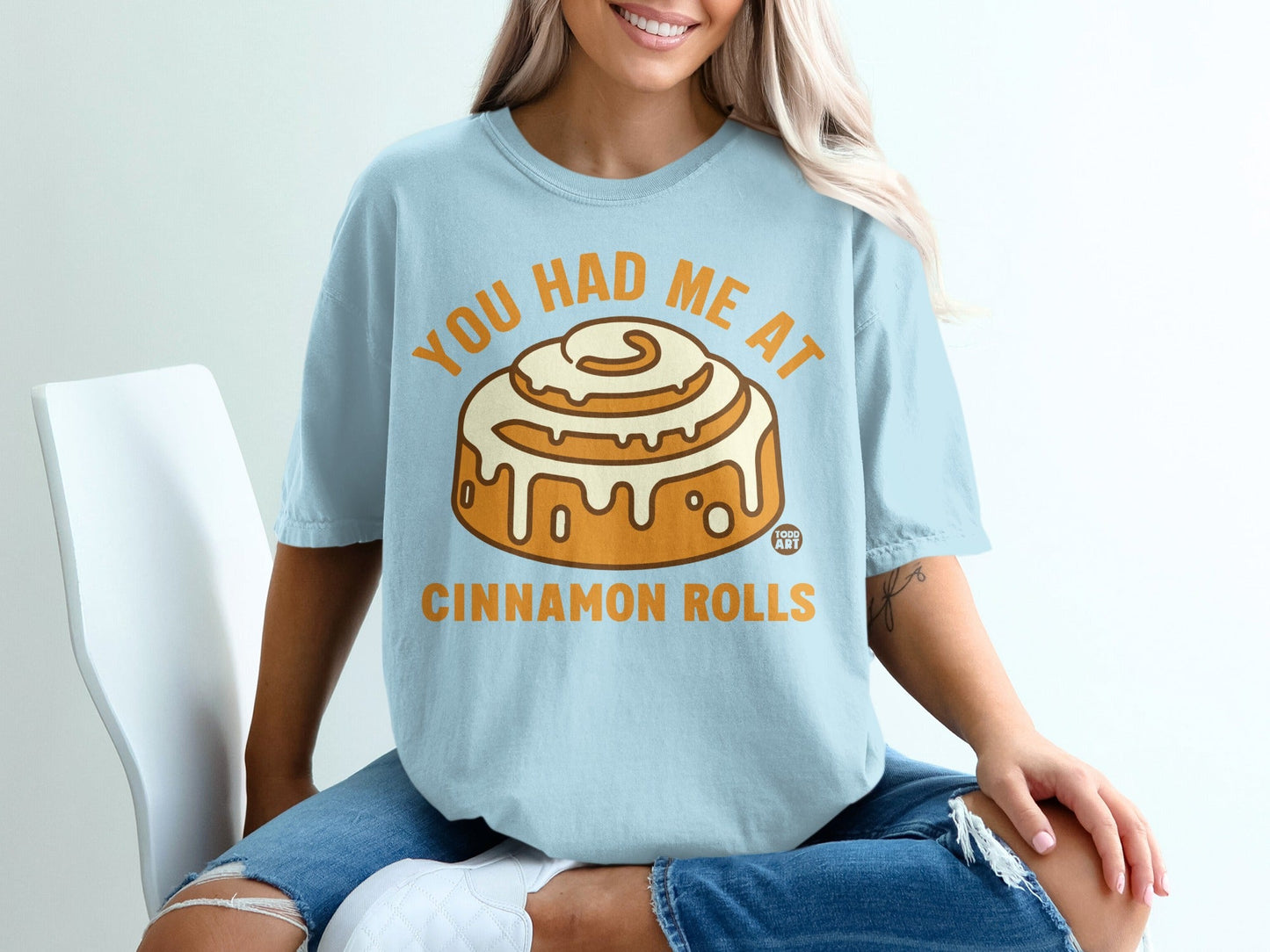 You Had Me At Cinnamon Rolls Graphic T-shirt