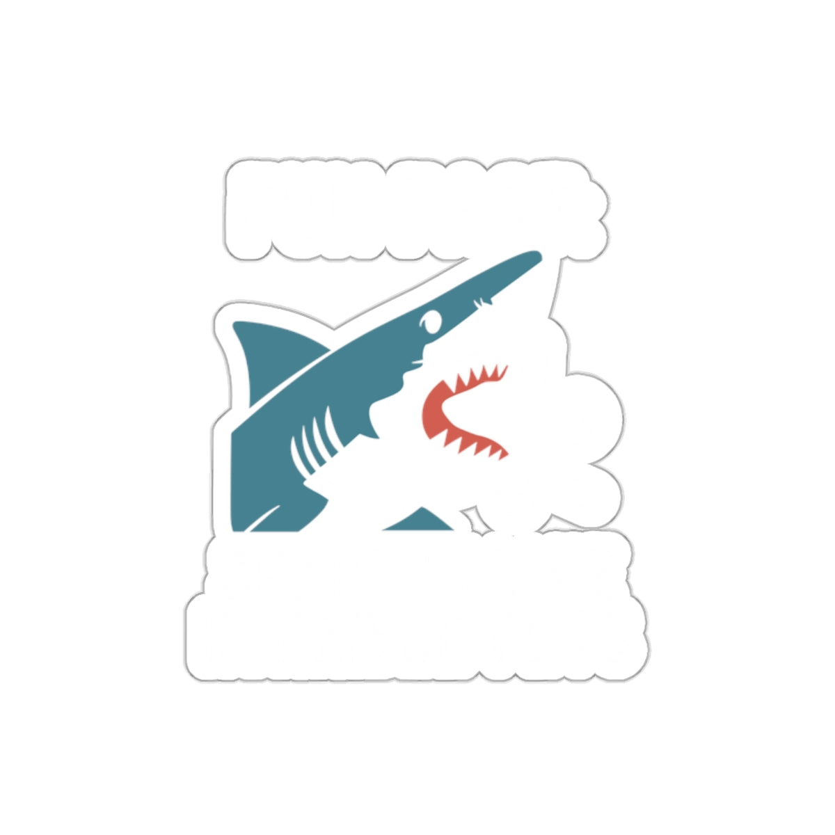 Fun Fact Sharks Make Horrible Pets Funny Design Stickers