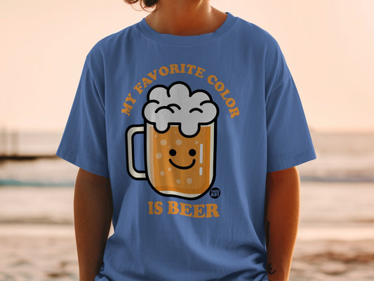 My Favorite Color Is Beer Graphic T-Shirt