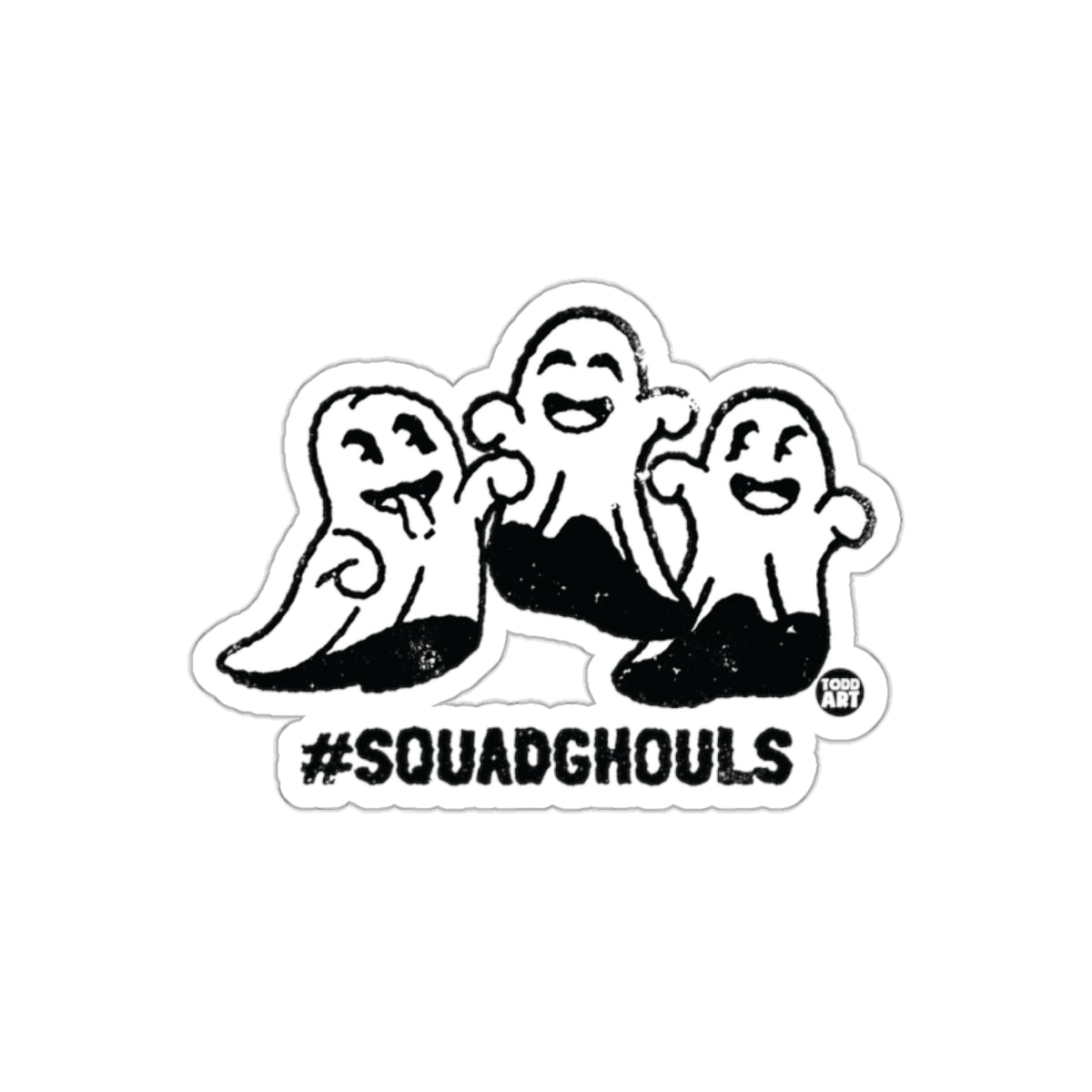 #SquadGhouls Halloween Sticker Fun Ghost Design