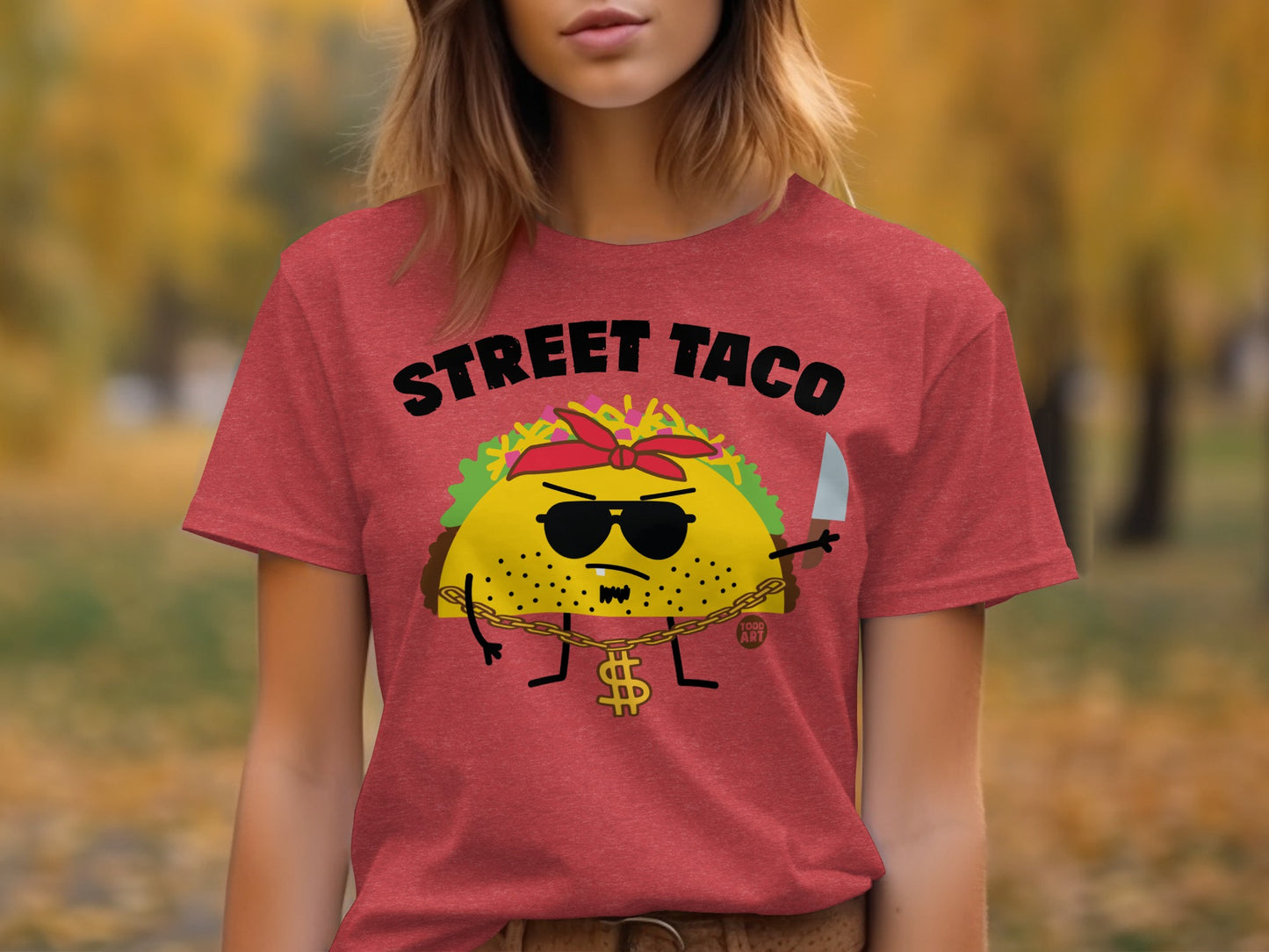 Street Taco Graphic Print Casual Tee Product