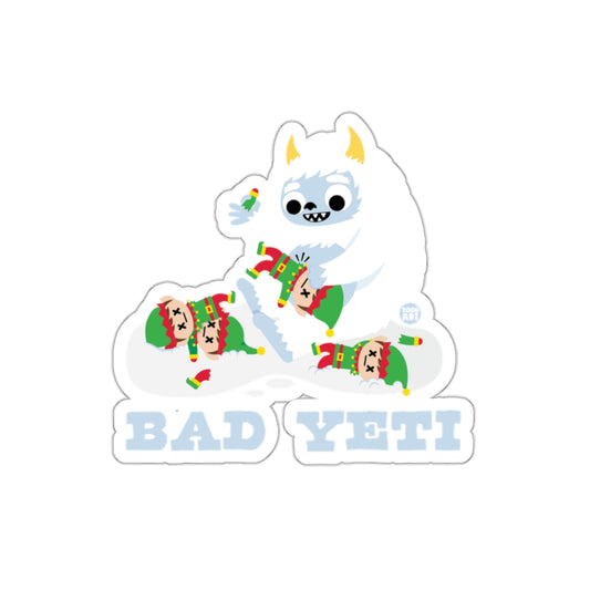 BAD YETI Graphic Sticker for Quirky Art Lovers
